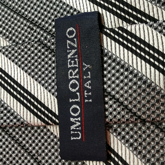 Umo Lorenzo 100% Silk Tie Handmade Italy - Picture 4 of 8